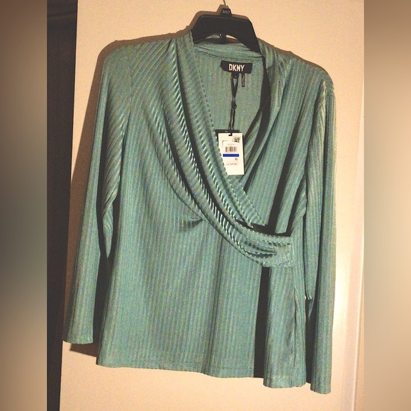 Dkny Tops - NWT - DKNY FRONT Crossover Blouse